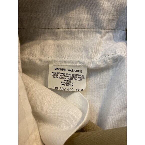 Vintage Duck Head Pants Mens 32x34 Beige Khaki Chino Cotton Flat Front USA - Picture 3 of 10